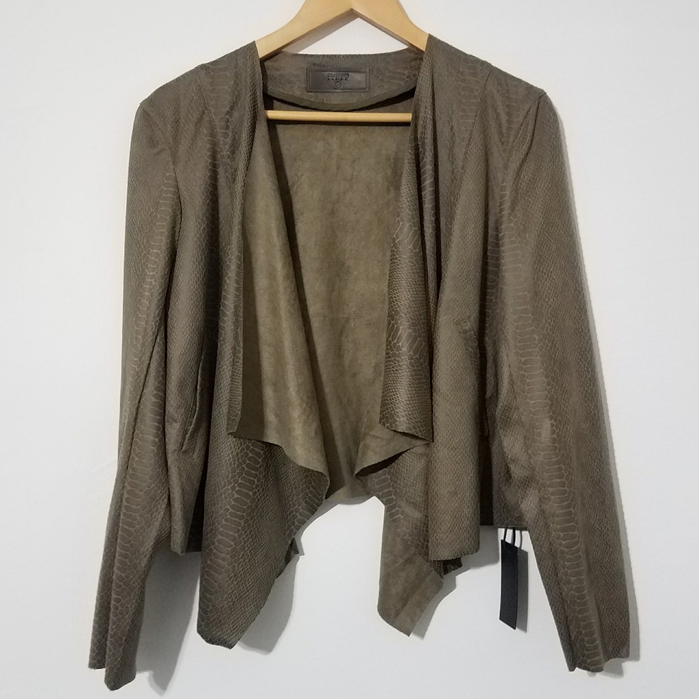 Blank NYC Drape Front Jacket